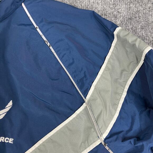 Sklilcraft U.S. Air Force PTU Jacket Mens M Blue Reflective Military Windbreaker - Picture 3 of 10